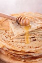 Stack of crepe Royalty Free Stock Photo