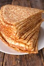 Stack of crepe Royalty Free Stock Photo