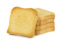 A stack of crispbread toast Royalty Free Stock Photo