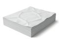 Stack of crumpled white paper sheets Royalty Free Stock Photo