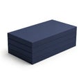 Stack of dark blue rectangular objects Royalty Free Stock Photo