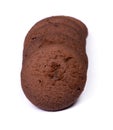 Stack of dark chocolate cookies Royalty Free Stock Photo