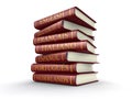 Stack of dictionaries (clipping path included)