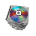 Stack of disks Royalty Free Stock Photo