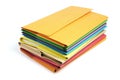 Stack of Document Folders Royalty Free Stock Photo
