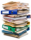 Stack of Documents / Files Royalty Free Stock Photo