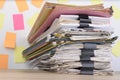 Stack documents Royalty Free Stock Photo