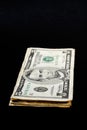 Stack of dollar bills Royalty Free Stock Photo
