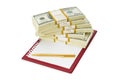 Stack of dollars Royalty Free Stock Photo