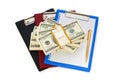 Stack of dollars Royalty Free Stock Photo