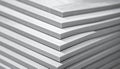 Stack of Drywall Sheets for Construction Royalty Free Stock Photo