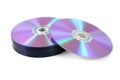 Stack of dvds 2 Royalty Free Stock Photo