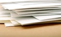 Stack of envelopes Royalty Free Stock Photo