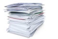 Stack of Envelopes / Files / Documents Royalty Free Stock Photo