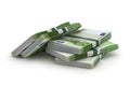 Stack of euro bills , business concept,