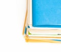 Stack of File Folders Viewed From Above Royalty Free Stock Photo