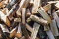 Stack of firewood Royalty Free Stock Photo
