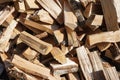 Stack of firewood Royalty Free Stock Photo