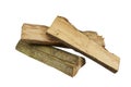 stack of firewood logs isolated on white or transparent png Royalty Free Stock Photo