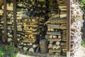 Stack of Firewood Royalty Free Stock Photo