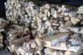 Stack of firewood Royalty Free Stock Photo