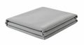 Stack of folded gray fabric sheets Royalty Free Stock Photo