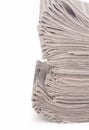 A stack of folded newspapers Royalty Free Stock Photo