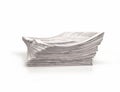 A stack of folded newspapers Royalty Free Stock Photo