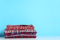 Folded shirts Royalty Free Stock Photo