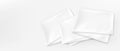 Stack of folded white kitchen towels Royalty Free Stock Photo