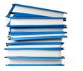 Stack of folders Royalty Free Stock Photo