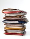 Stack of folders Royalty Free Stock Photo