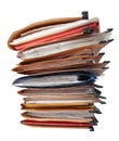 Stack of folders Royalty Free Stock Photo