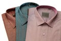 Stack of formal shirts Royalty Free Stock Photo