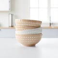 Stacked Ceramic Bowls Royalty Free Stock Photo