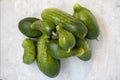 Stack of garden fresh cucumbers Royalty Free Stock Photo