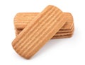 Stack of ginger biscuits Royalty Free Stock Photo