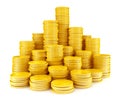 Stack of gold coins