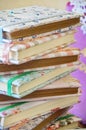 Photo of a stack of handmade notepads