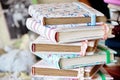 Photo of a stack of handmade notepads