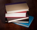 Stack of hardcover books