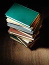 Stack of hardcover books Royalty Free Stock Photo