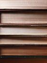 Stack of hardcover books Royalty Free Stock Photo