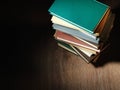 Stack of hardcover books Royalty Free Stock Photo