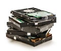 Stack of hardisks