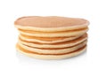 Stack of hot tasty pancakes