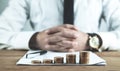 Stack of increasing coins. Investment and saving money Royalty Free Stock Photo