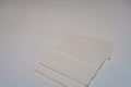 Stack of index cards Royalty Free Stock Photo