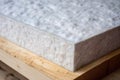 stack of insulating material for energetic renovation of a house