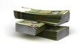 Stack of Iranian Rial Royalty Free Stock Photo